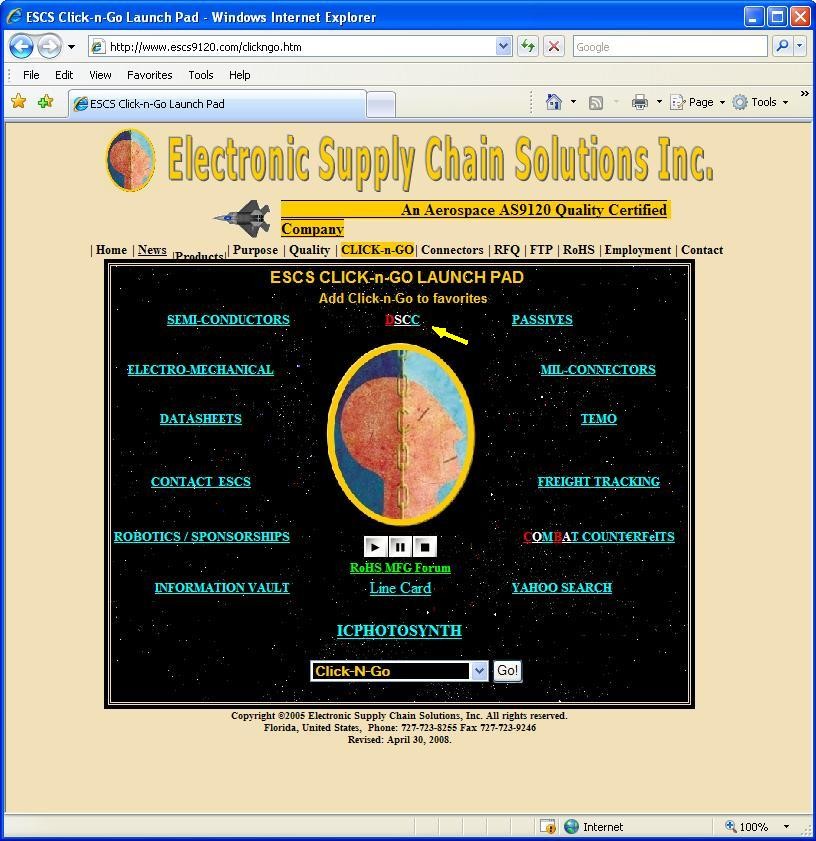 ESCS Click-n-Go Launch Pad