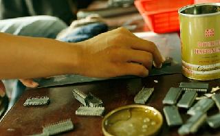 Chinese electronic component counterfeit remarking